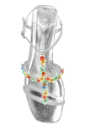 Flower Embellished Sandals