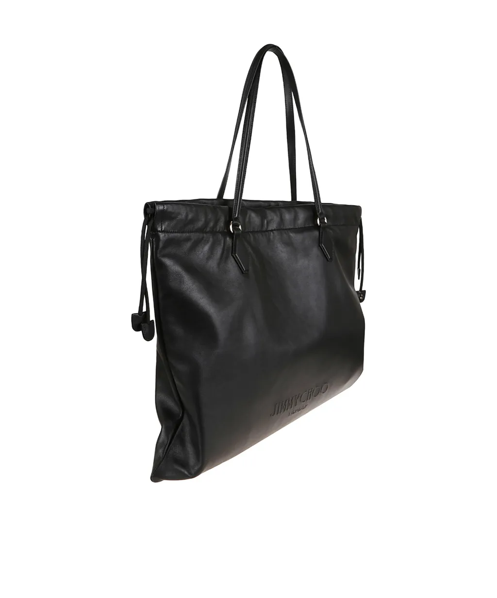 Drawstring L Tote Bag