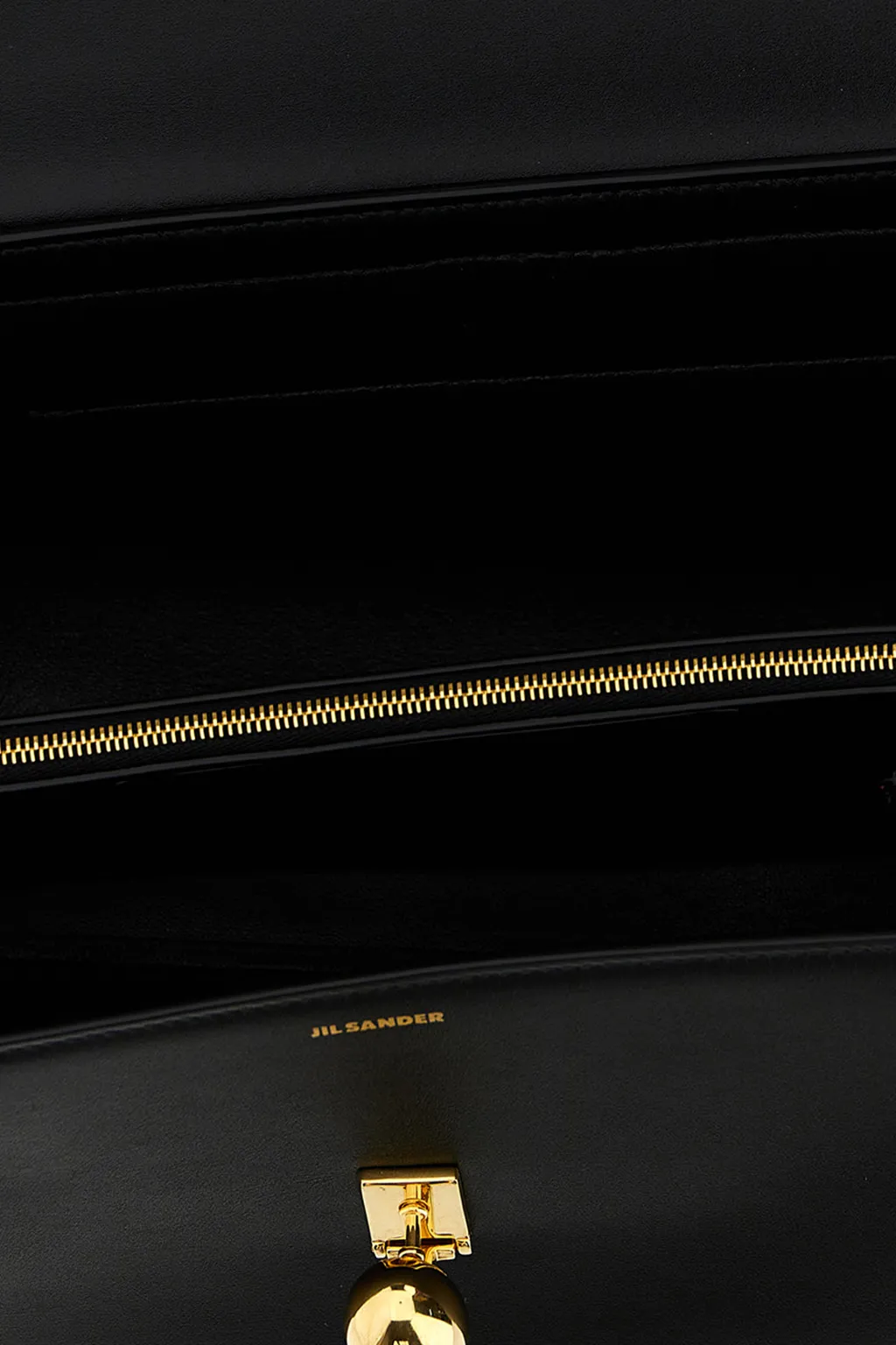 Almond Foldover Top Handle Bag