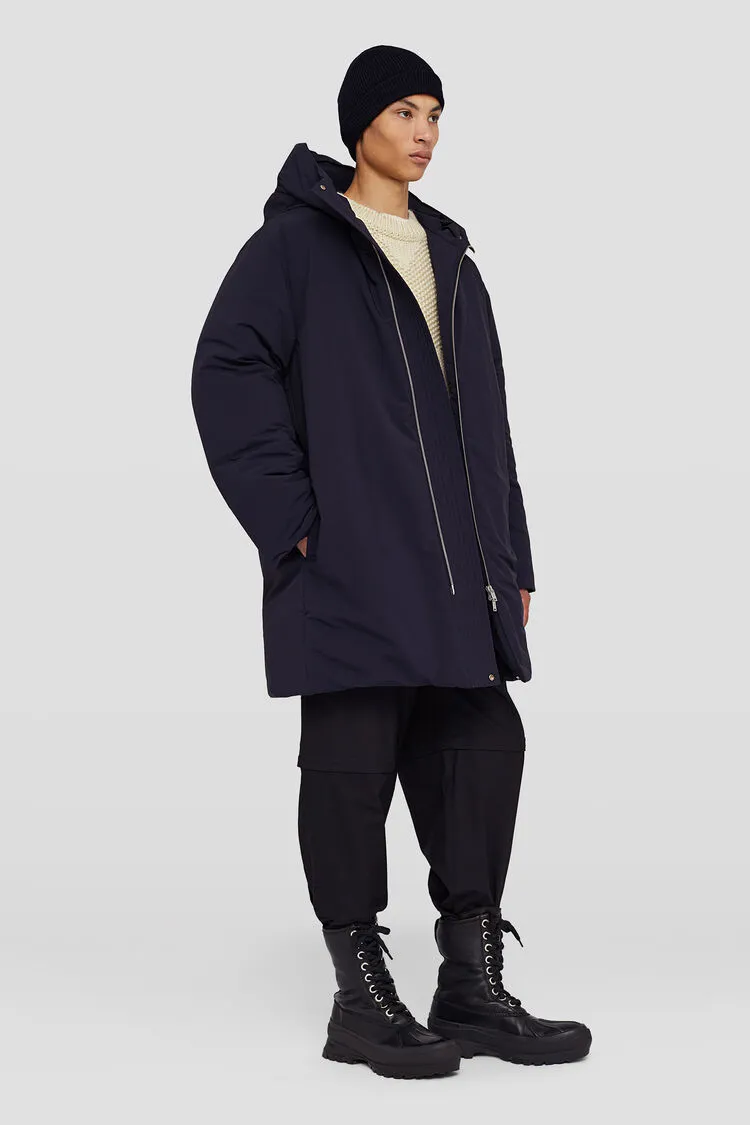Zipper Long Style Down Jacket