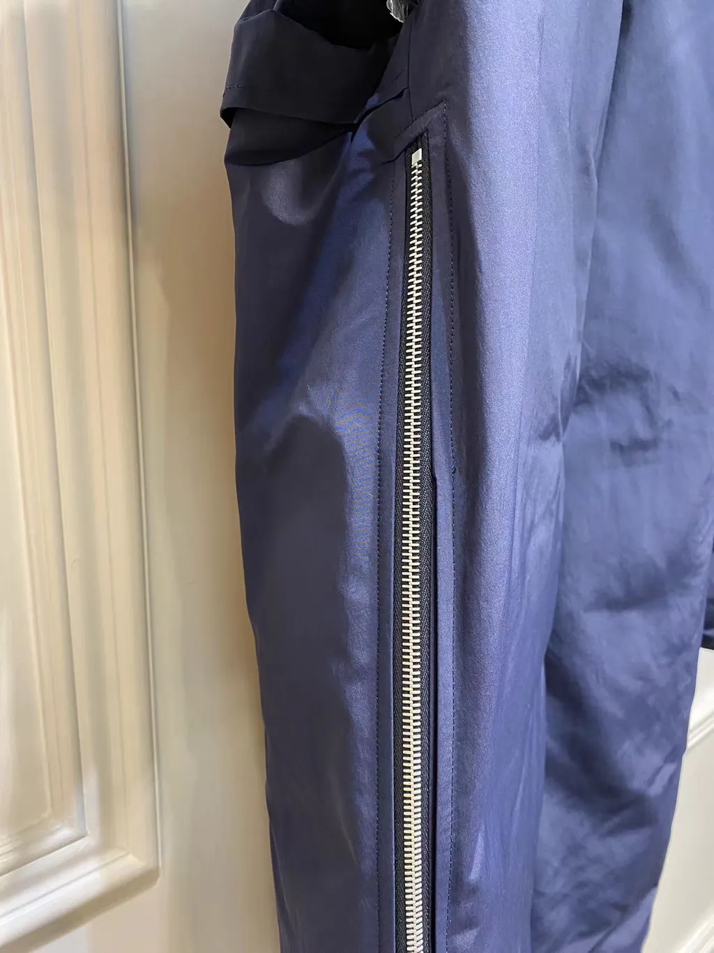 Zipper Long Style Down Jacket