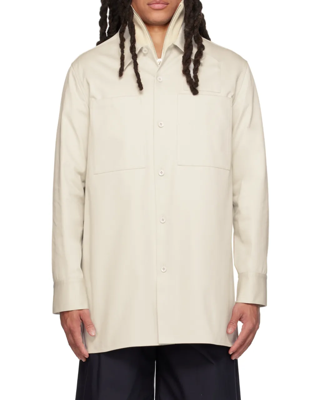 Patch-Pocket Cotton Shirt