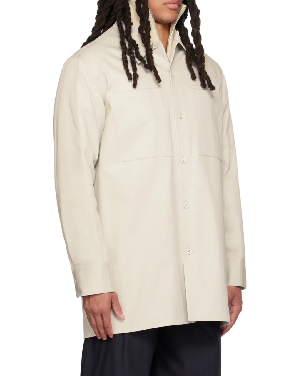 Patch-Pocket Cotton Shirt