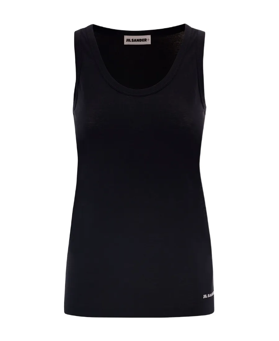 Logo-Printed Sleeveless Tank Top