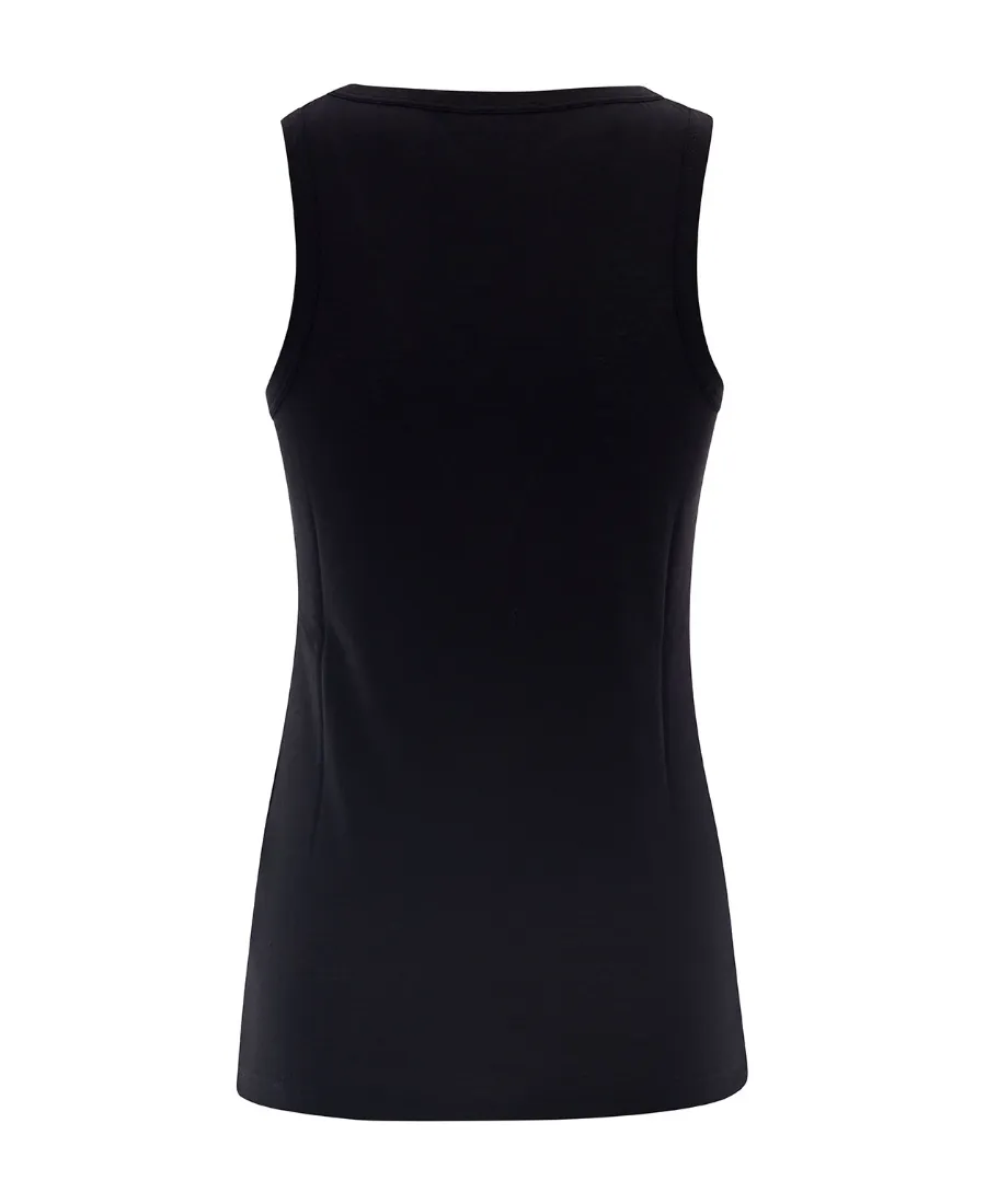 Logo-Printed Sleeveless Tank Top