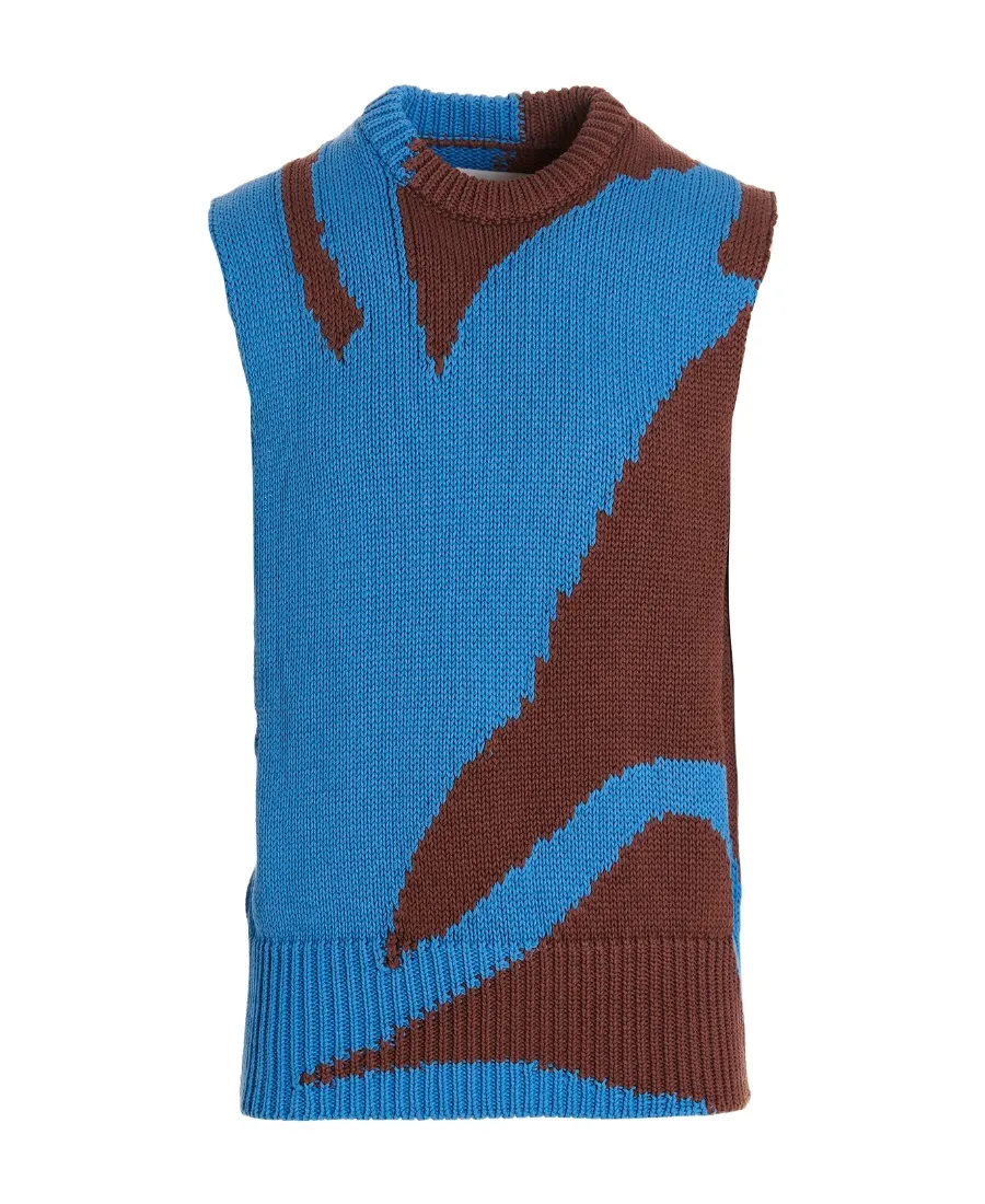 Crewneck Sleeveless Vest