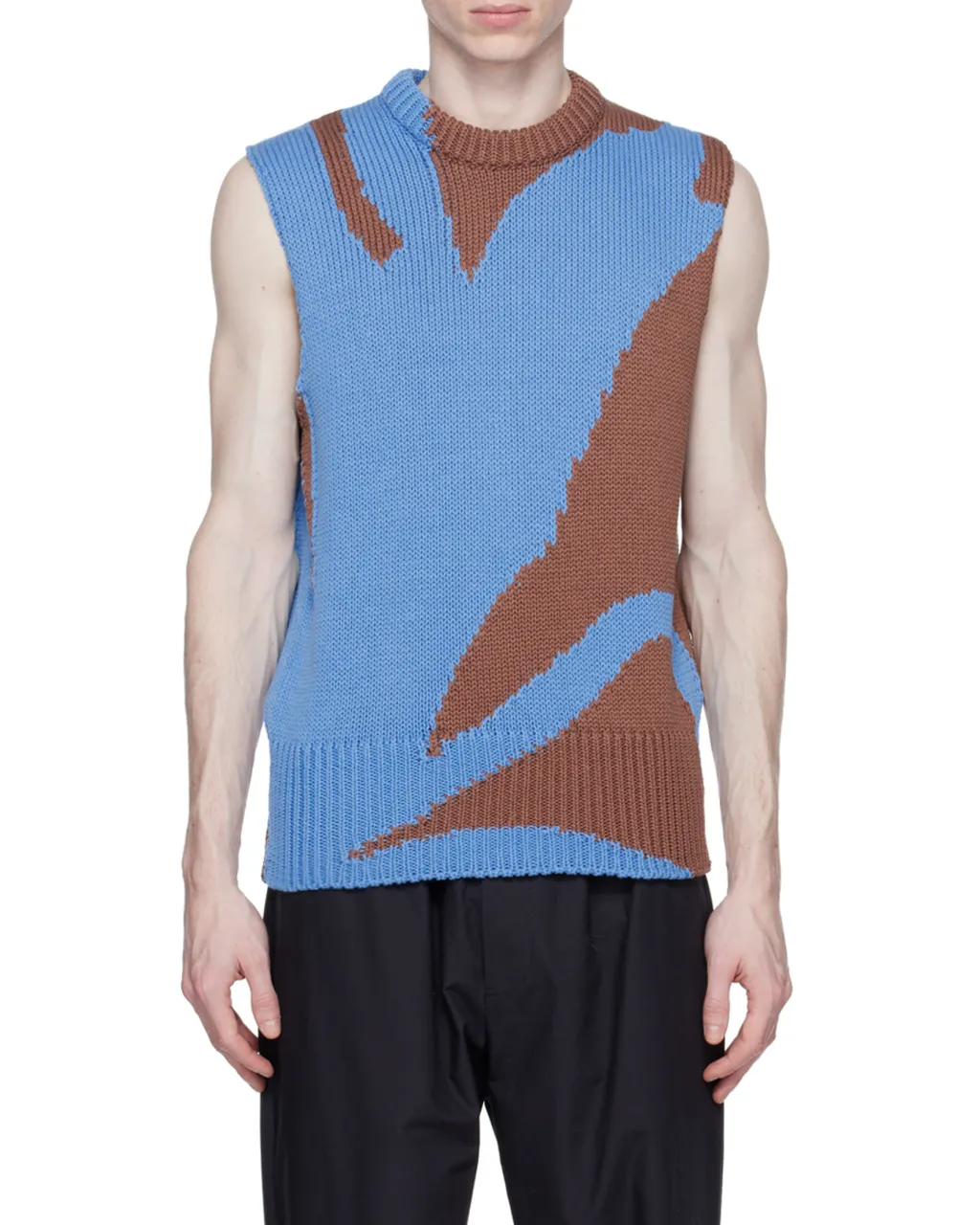 Crewneck Sleeveless Vest