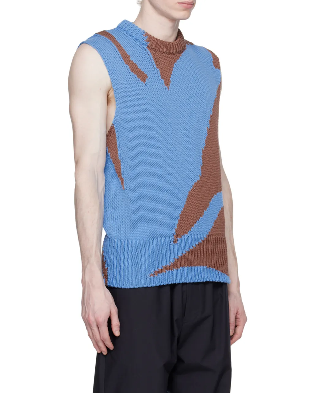 Crewneck Sleeveless Vest