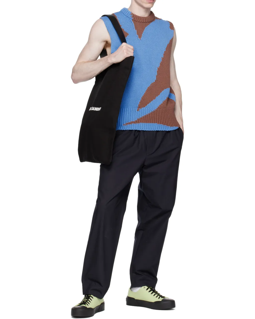 Crewneck Sleeveless Vest