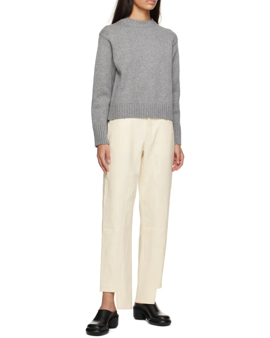 Irregular Hem Casual Pants