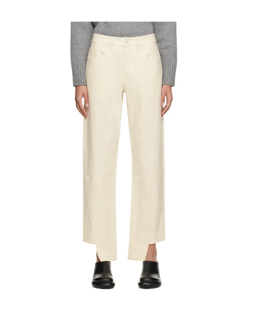 Irregular Hem Casual Pants