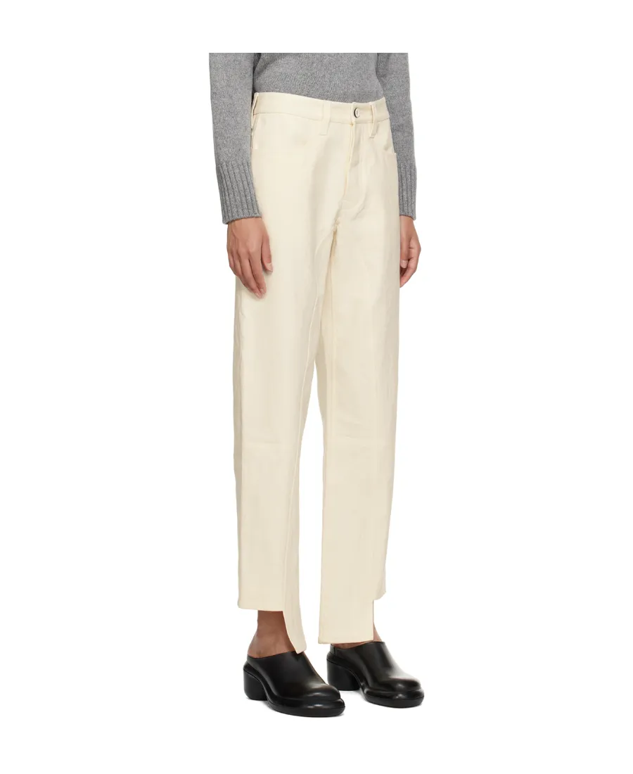 Irregular Hem Casual Pants
