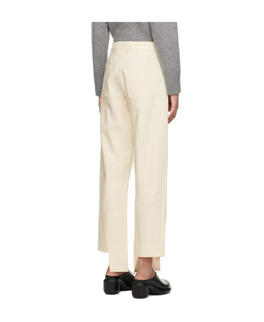 Irregular Hem Casual Pants