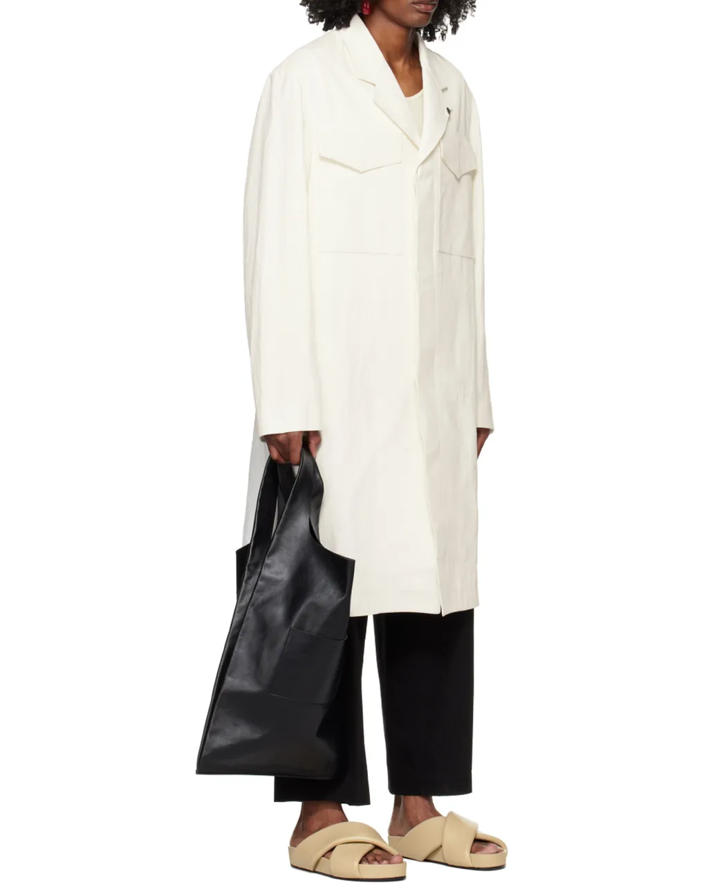 Coat With Cover Pocket