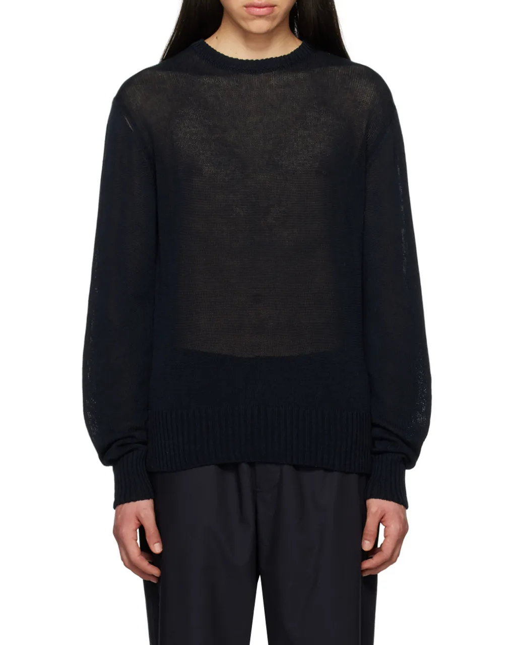 Long-Sleeved Crewneck Jumper