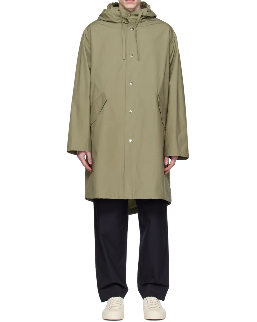 Logo Printed Hooded Parka