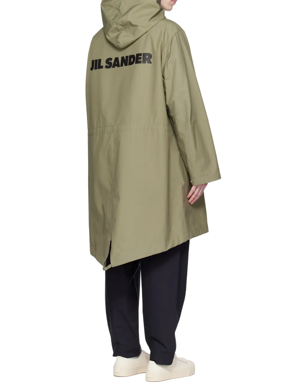 Logo Printed Hooded Parka