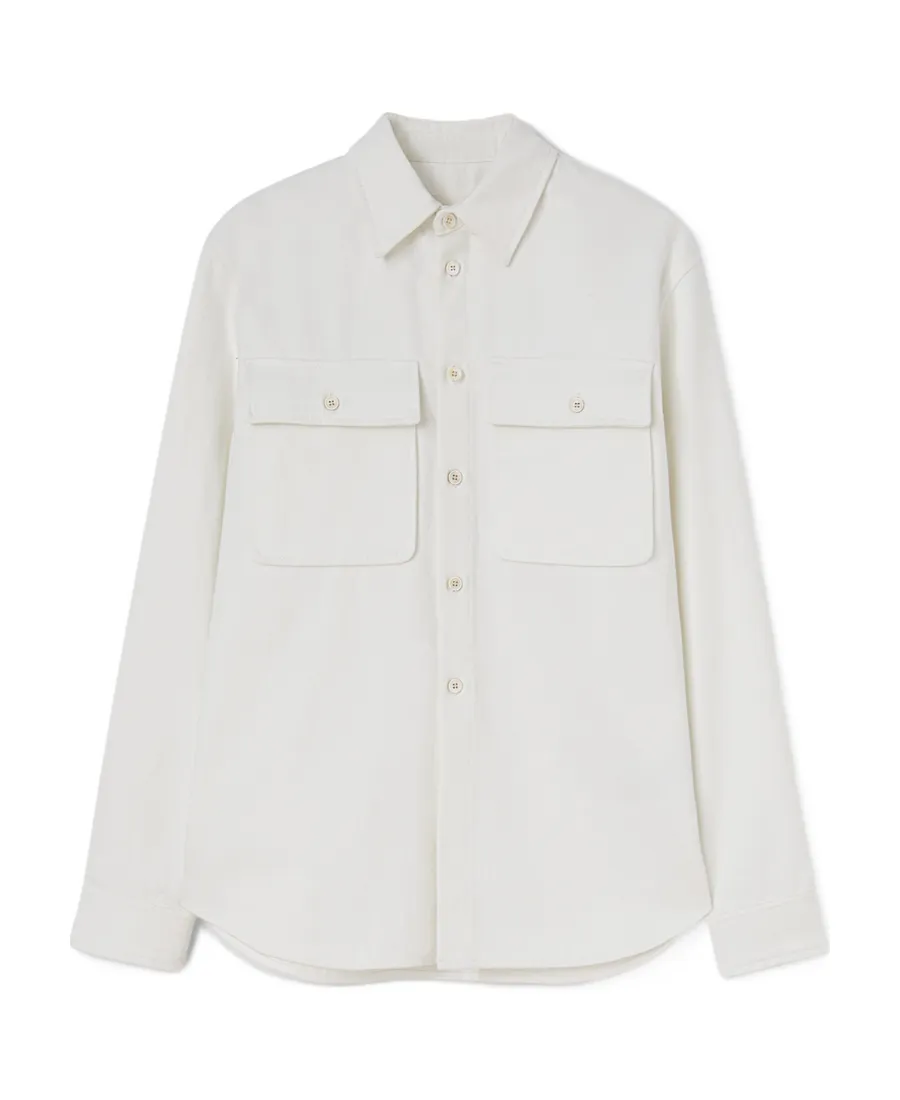 Buttoned Long-Sleeved Shirt