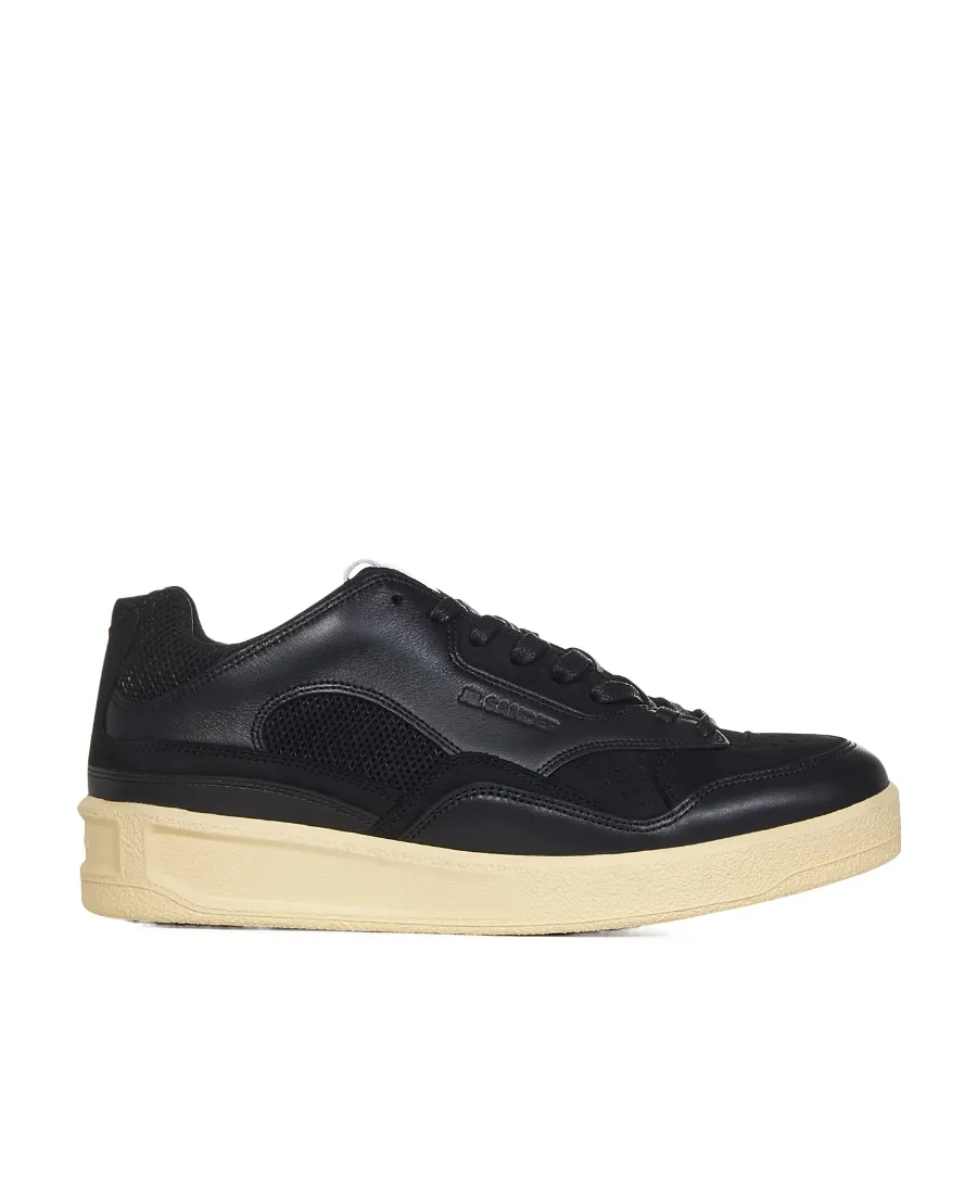 Panelled Low-Top Sneakers
