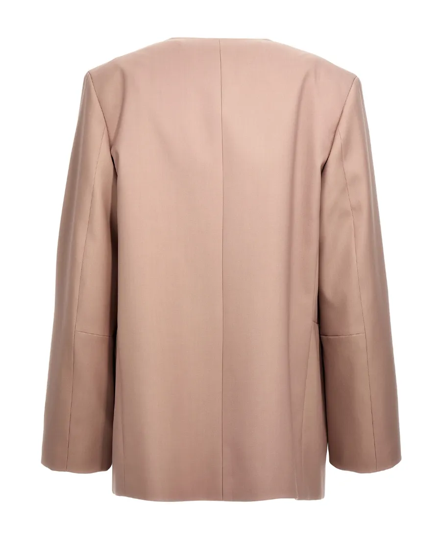 Straight Hem Tailored Jacket