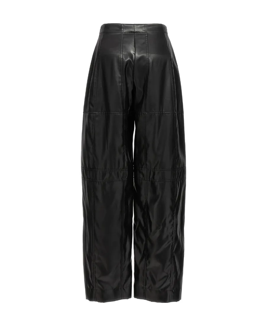 Panelled Design Straight Leg Pants
