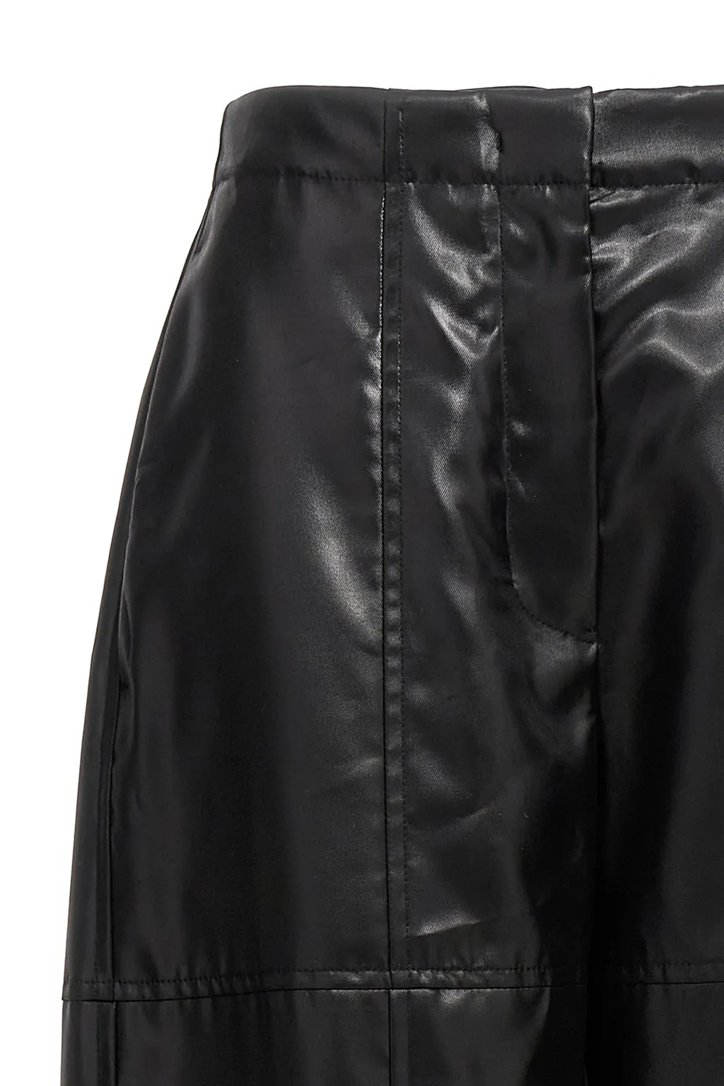 Panelled Design Straight Leg Pants