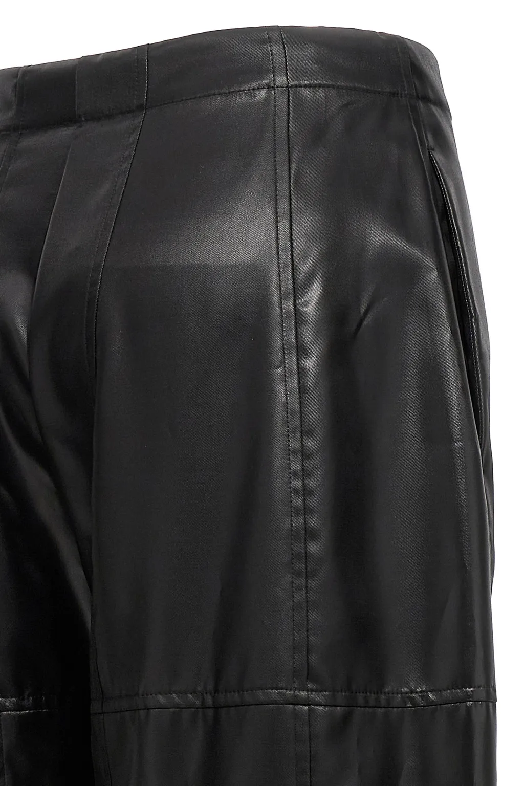 Panelled Design Straight Leg Pants
