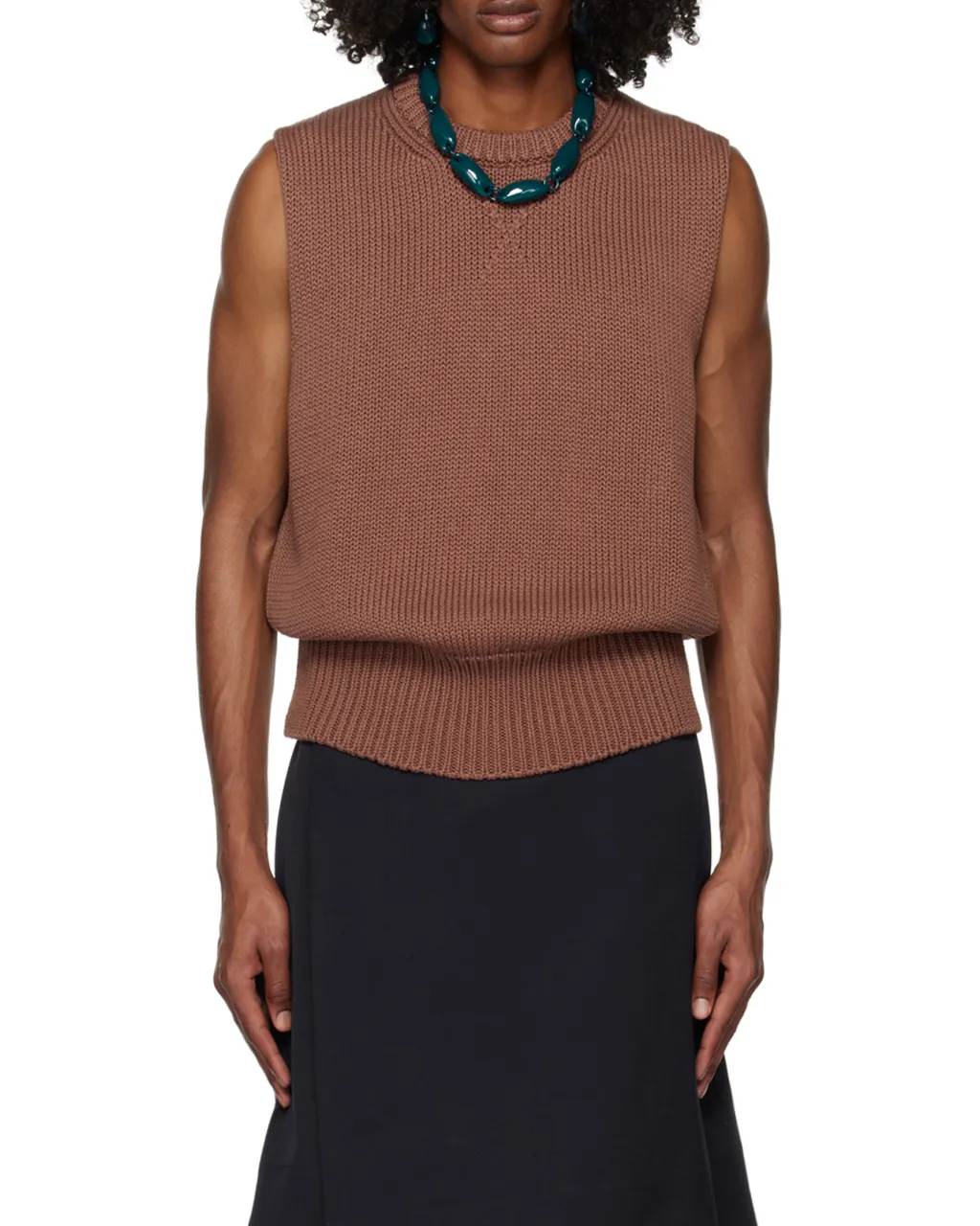 Crew-Neck Vest