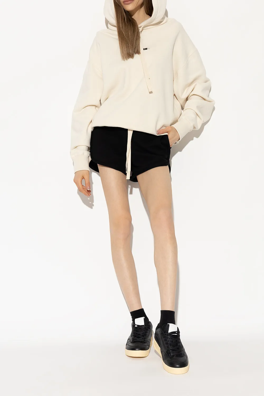 Round-Toe Lace-Up Sneakers