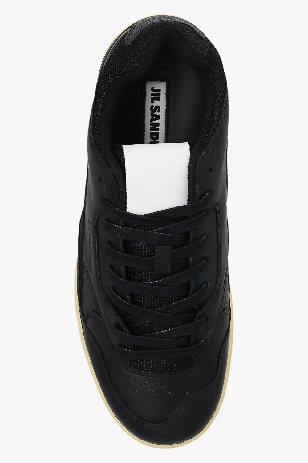 Round-Toe Lace-Up Sneakers