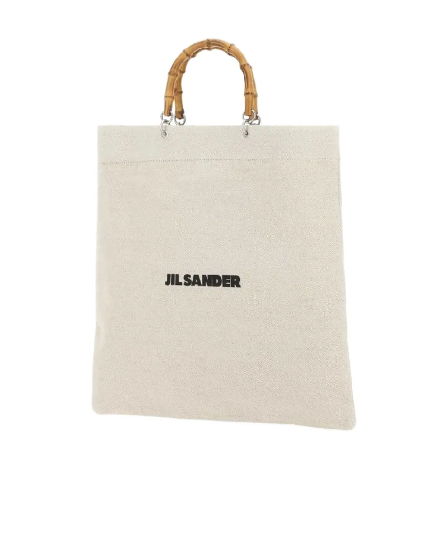 Bamboo Handle Top Handle Bag