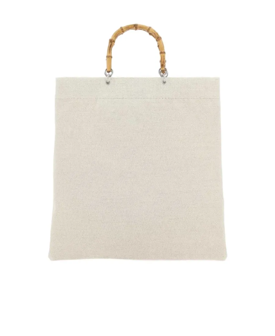Bamboo Handle Top Handle Bag