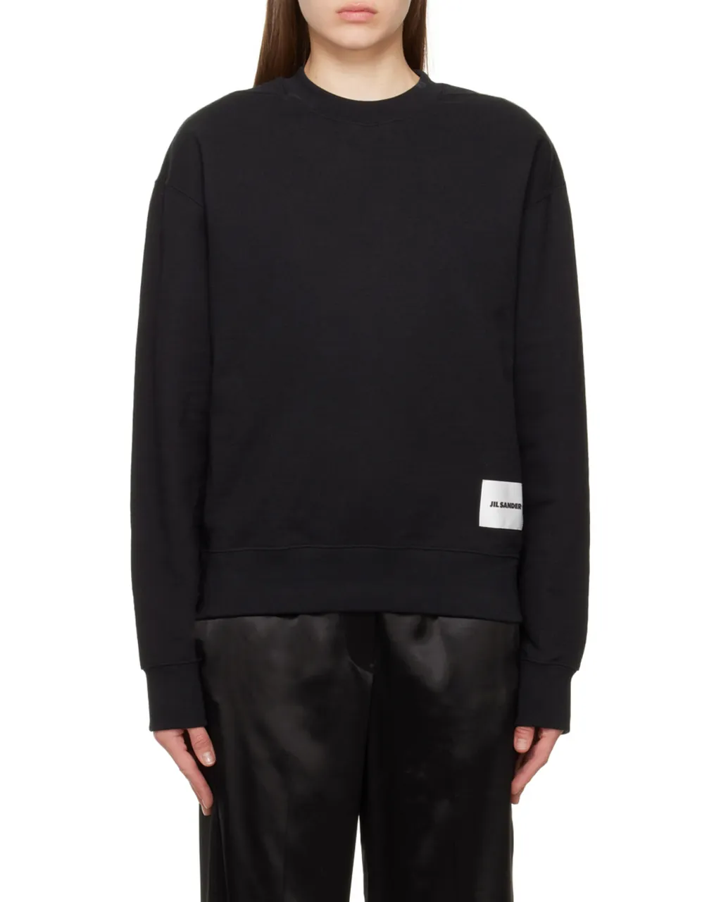 Logo Patch Crewneck Sweatshirt