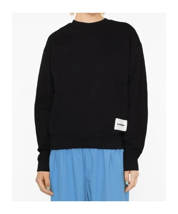 Logo Patch Crewneck Sweatshirt