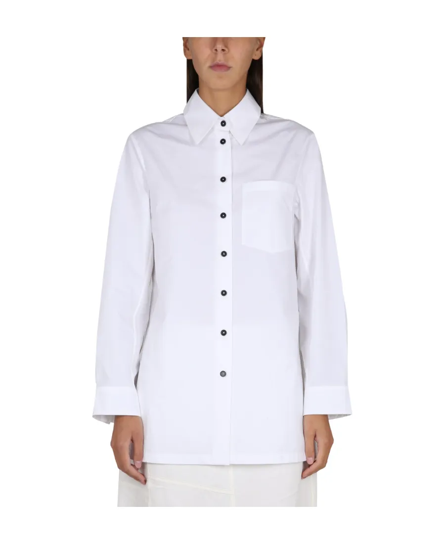 Buttoned Long-Sleeved Shirt