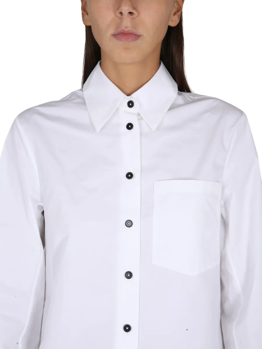Buttoned Long-Sleeved Shirt