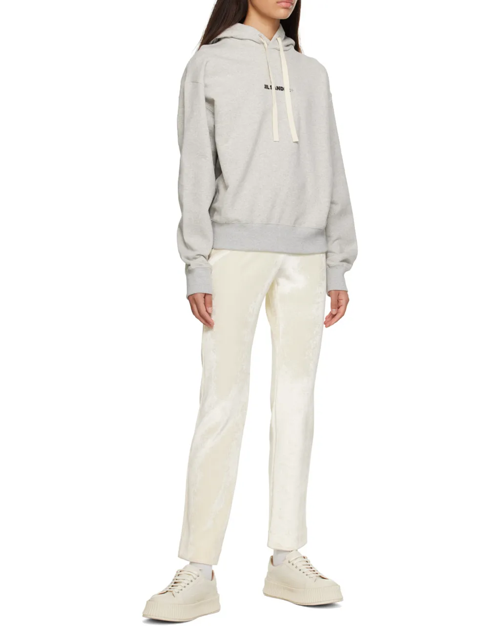 Logo Detailed Drawstring Hoodie