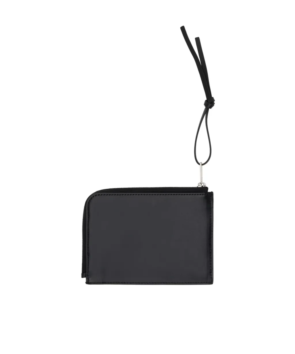 Logo Zipper Card Holder