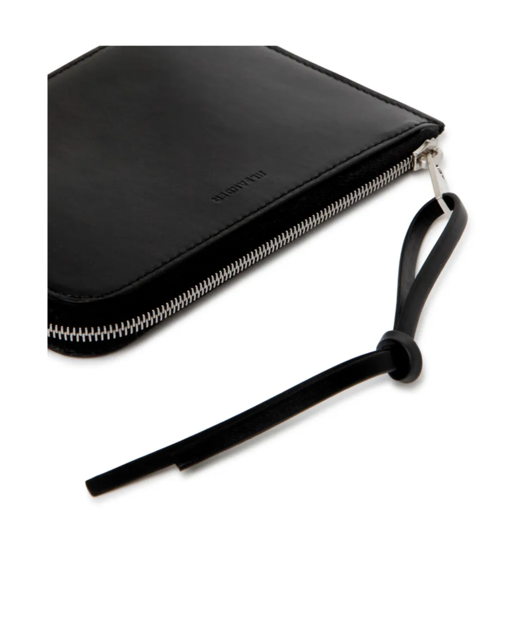 Logo Zipper Card Holder