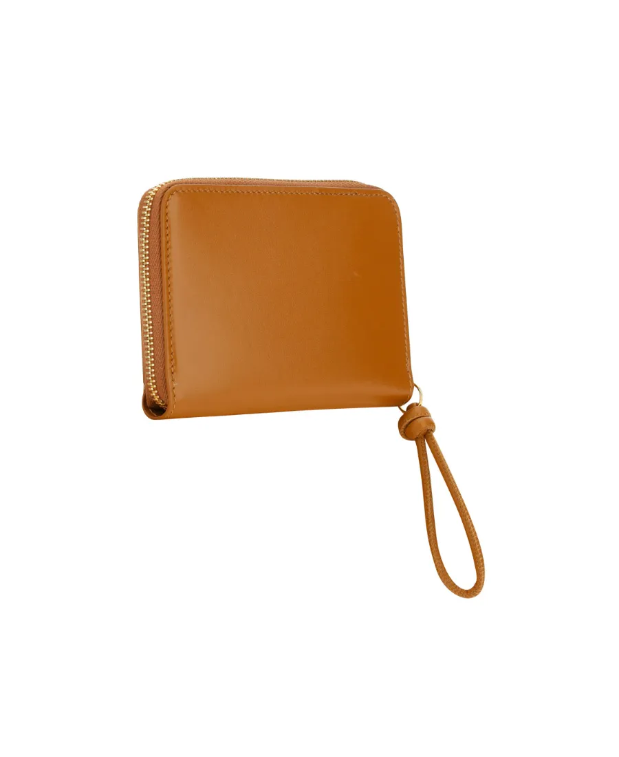Logo-Print Zip-Up Wallet