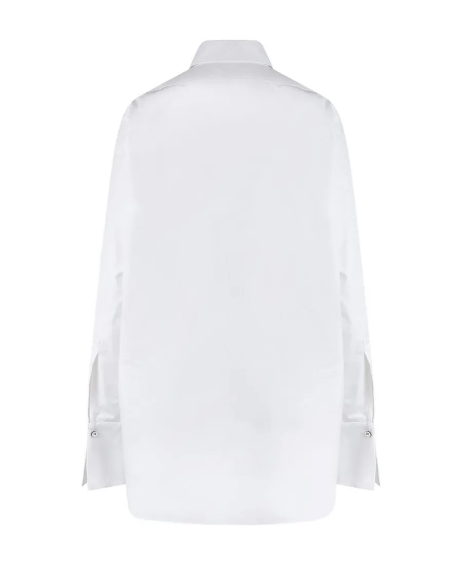 Long-Sleeved Button-Up Shirt