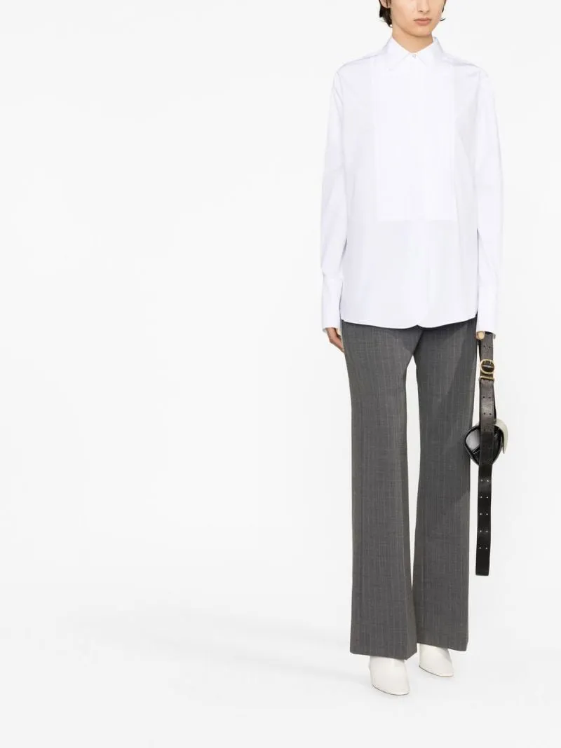 Long-Sleeved Button-Up Shirt