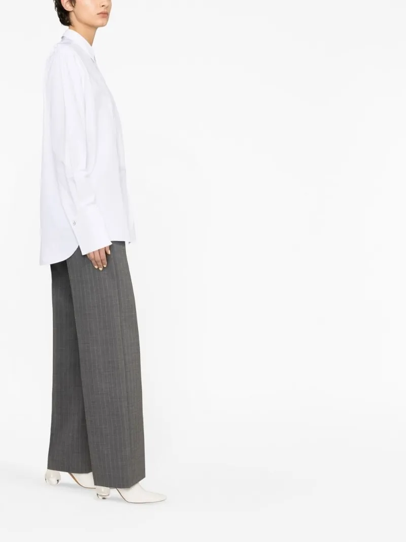 Long-Sleeved Button-Up Shirt