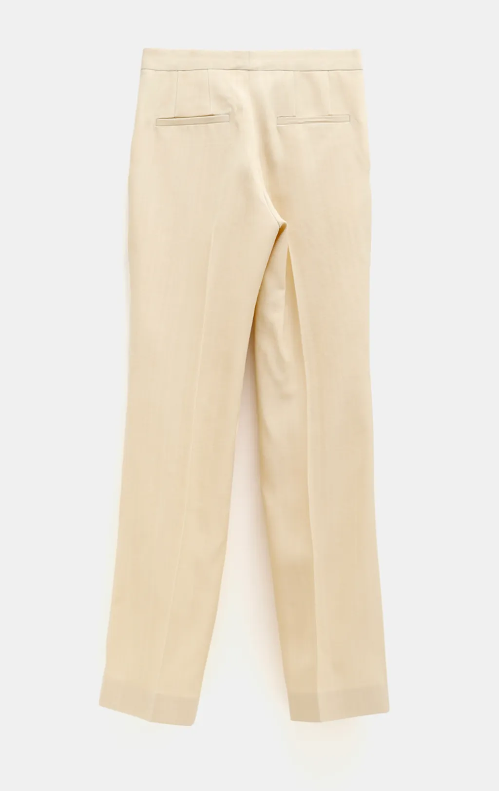 Pressed-Crease Tailored Trousers