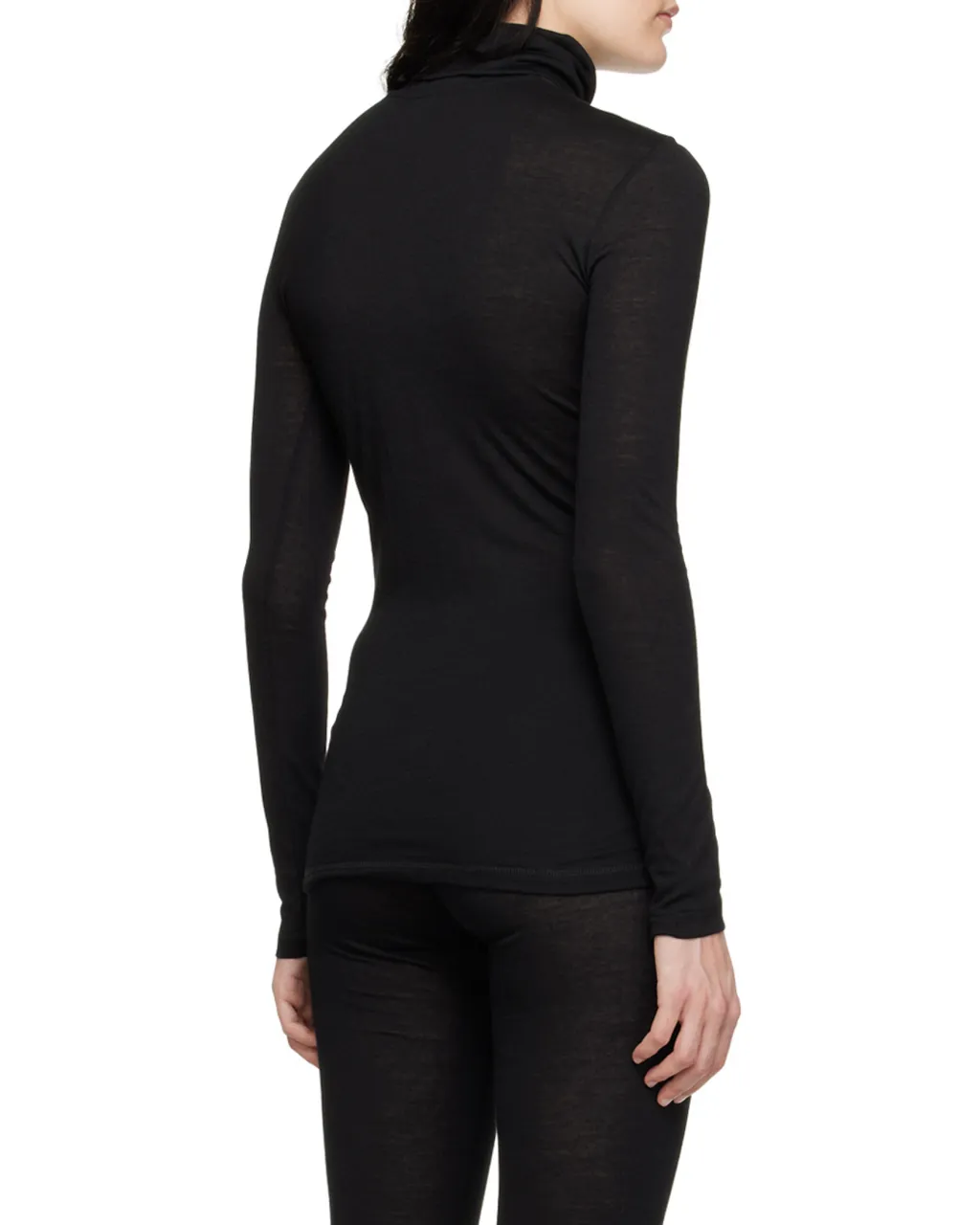 Roll-Neck Knitted Top