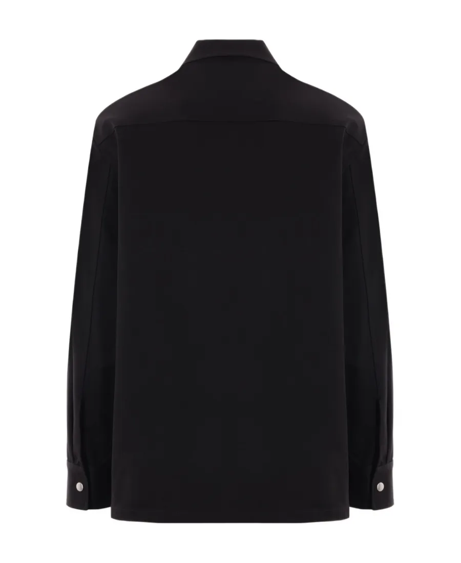Long-Sleeved Zip-Up Shirt