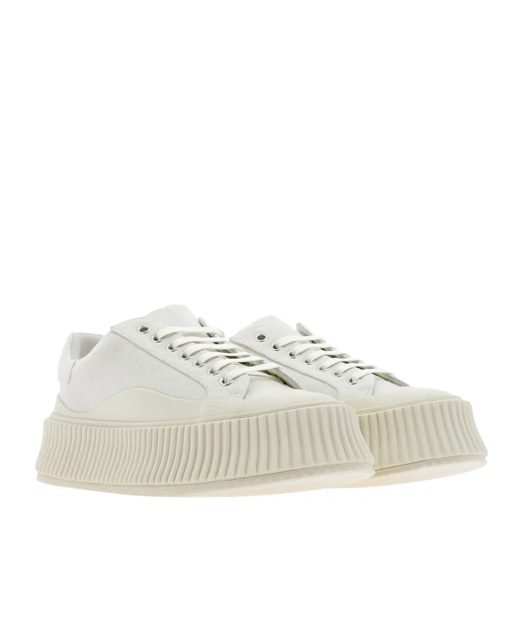 Platform Sole Canvas Sneakers