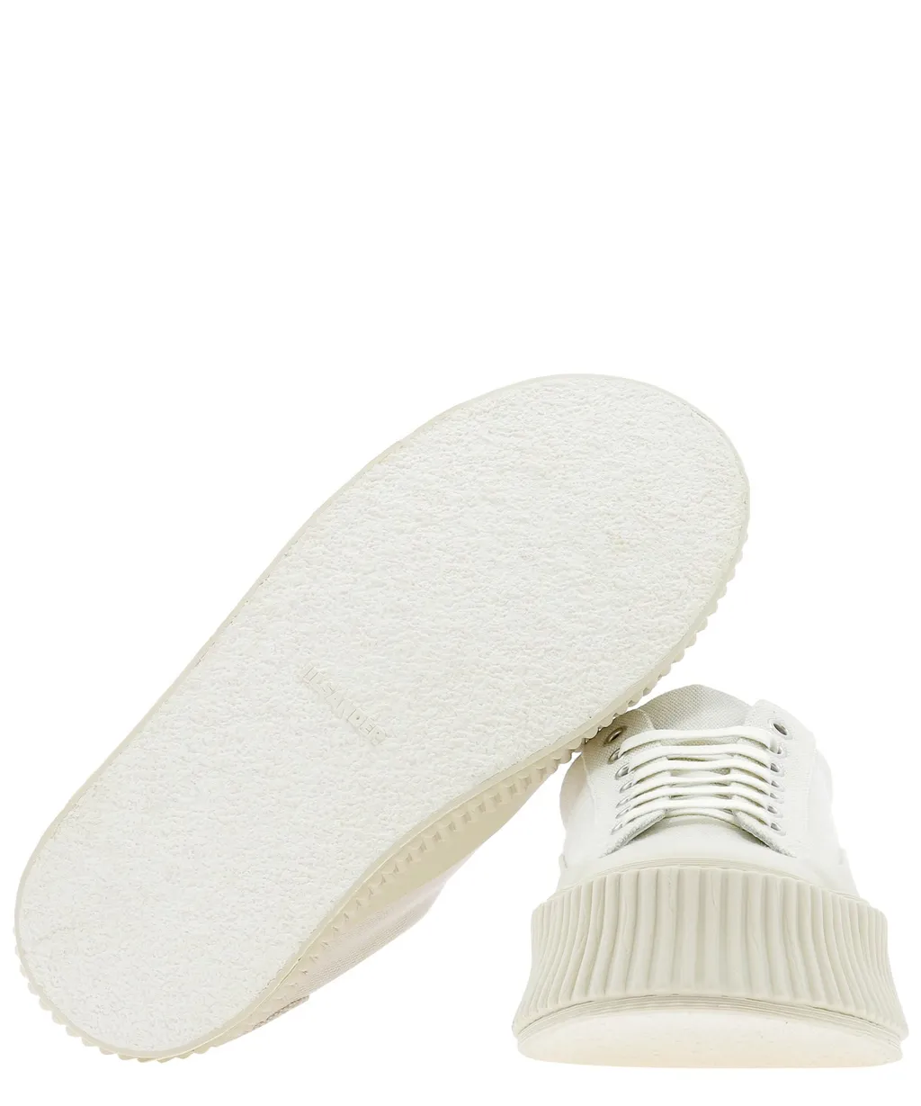 Platform Sole Canvas Sneakers