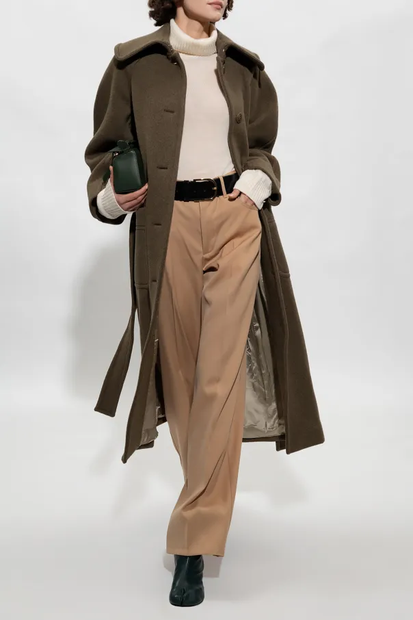 High Waist Straight Leg Trousers