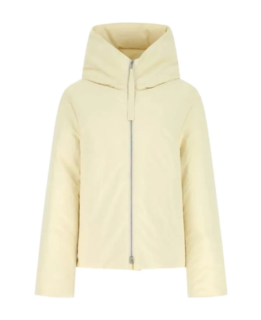 Cropped Zipped Down Jacket